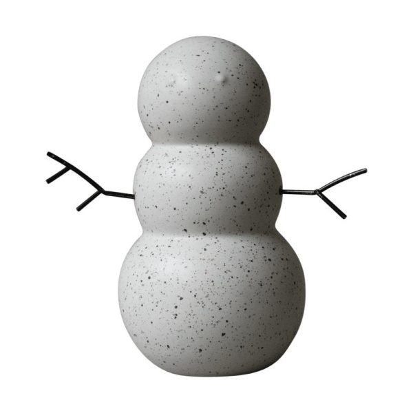Snowman, stor, mole dot