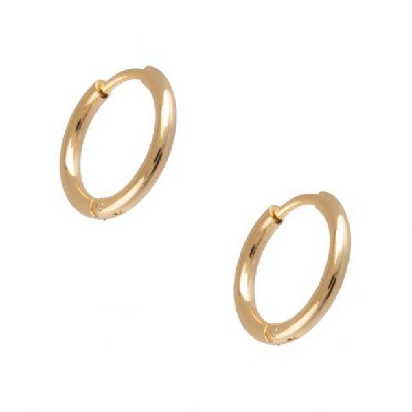 Charm ear plain, 15 Gold