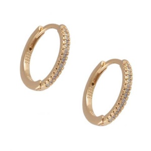 Charm ear stone gold