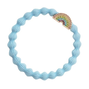 Woven, Rainbow, Sky Blue