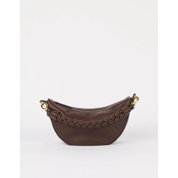 Leo, Chocolate Soft Grain w/Twisted Handle