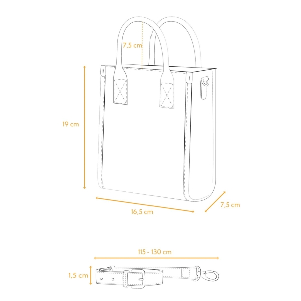 Jackie Mini, Cognac - Bilde 2