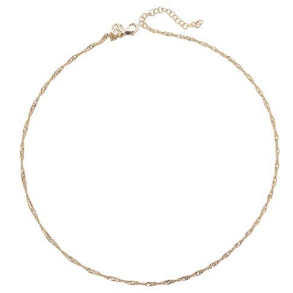 HugMe chain 16 45 cm, Gold