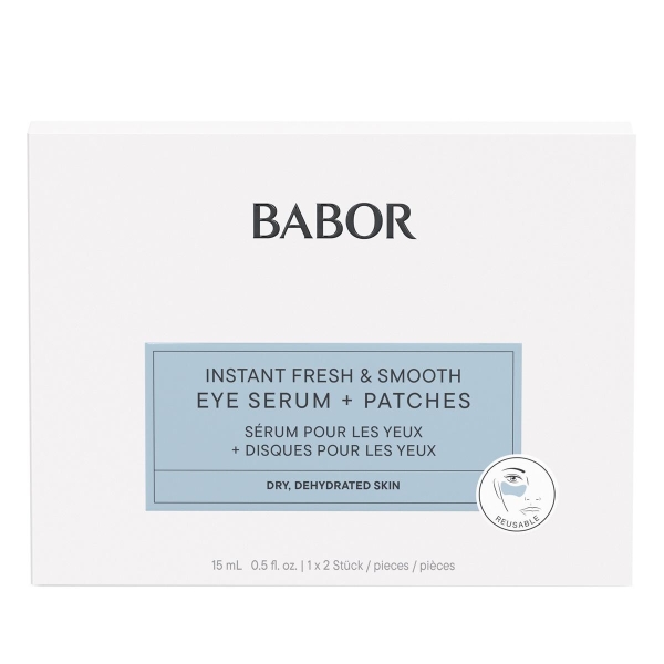 Instant Fresh & Smooth Eye Serum + Patches