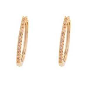 Meriel ear 25 mm, cognac