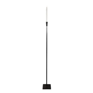 Ina floor candle holder, black