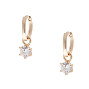 Kelly Drop Ear, Gold Clear