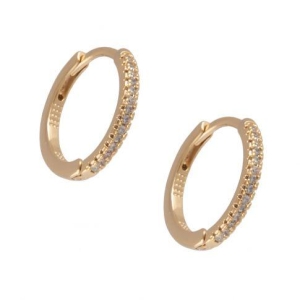 Charm ear stone gold