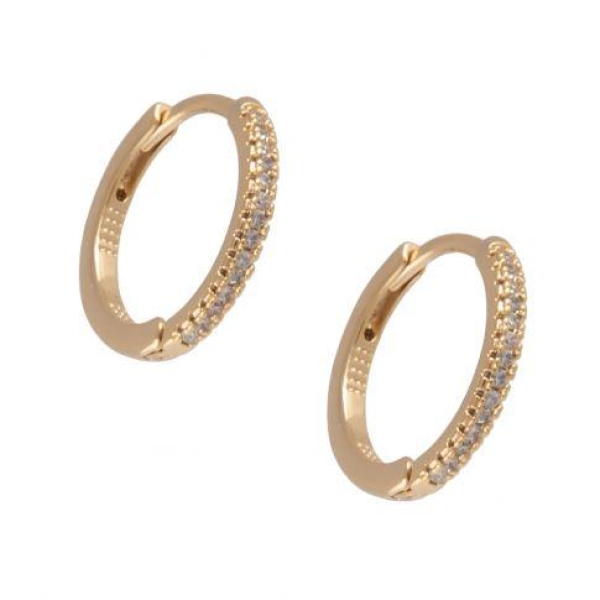 Charm ear stone gold