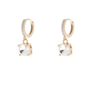 Florentina stone ear gold Clear
