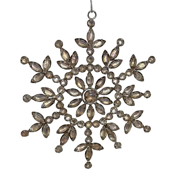 Ornament, Snøfnugg, 15cm