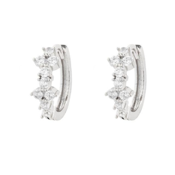 Ear 236 silver Clear
