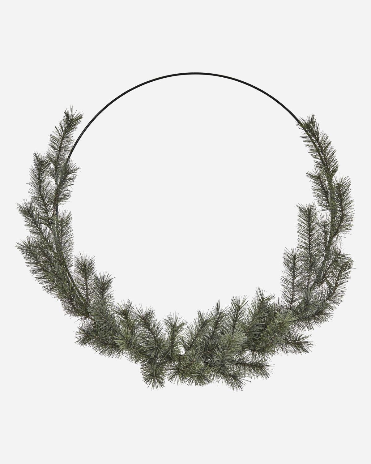 Krans m/LED, Natur, L