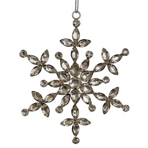 Ornament, Snøfnugg, 12cm