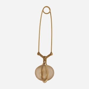 Tea Infuser, Gold Finish