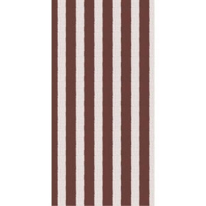 Serviett m/brune striper