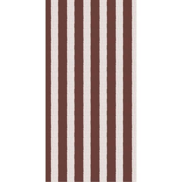 Serviett m/brune striper