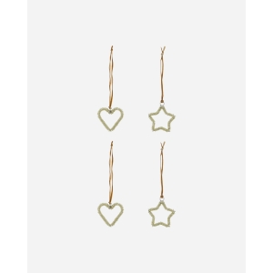 Ornament, 4/stk