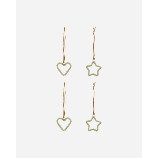 Ornament, 4/stk