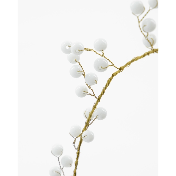 Ornament, Messing, Glassperler - Bilde 3