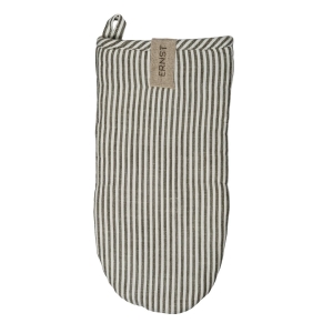 Grillvott, stripete salvie/hvit