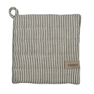 Gryteklut, stripete salvie/hvit