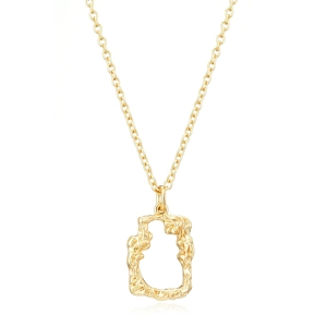 Halskjede, Ellinor 45, Gull/Hvit