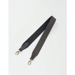 Short Crossbody Strap - Black Classic Leather