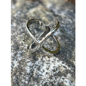Skjerf Ring, Cross, Sølv