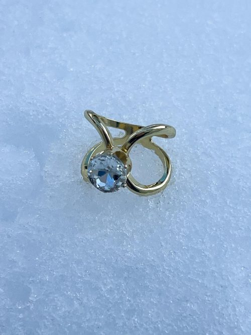 Scarf Ring, Stone, Gull