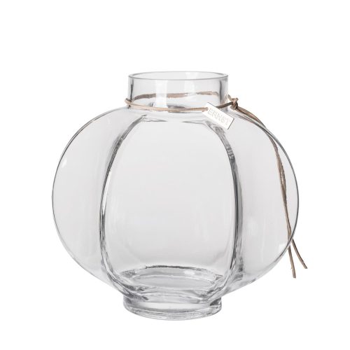 Glassvase, H 19,5 cm