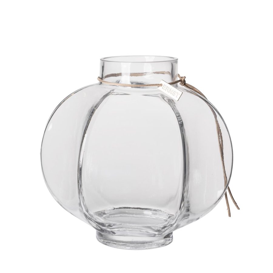 Glassvase, H 19,5 cm