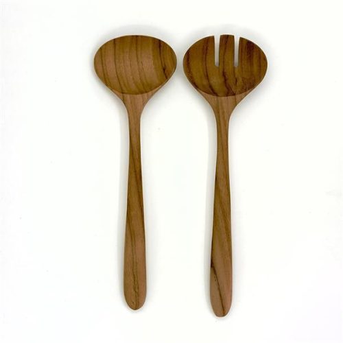 Salatbestikk, Ubehandlet Teak