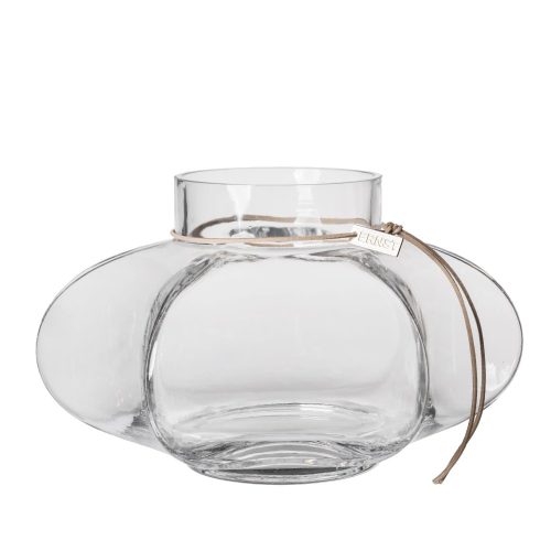 Glassvase, H 15 cm