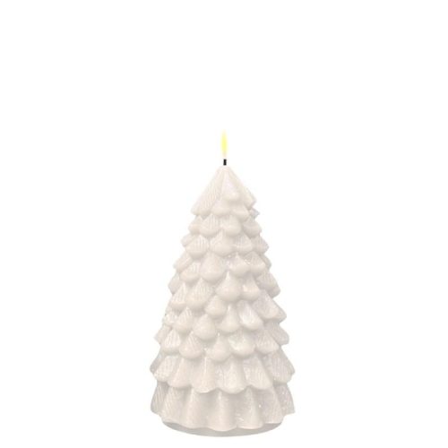 Juletre, Hvit, 19cm