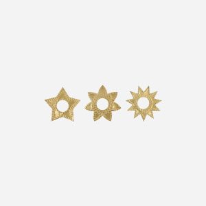 Lysringer, Star, Messingfinish, s/3