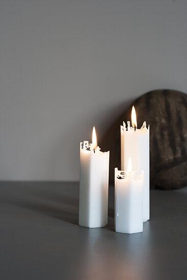Spindelvevslys, H 15 cm