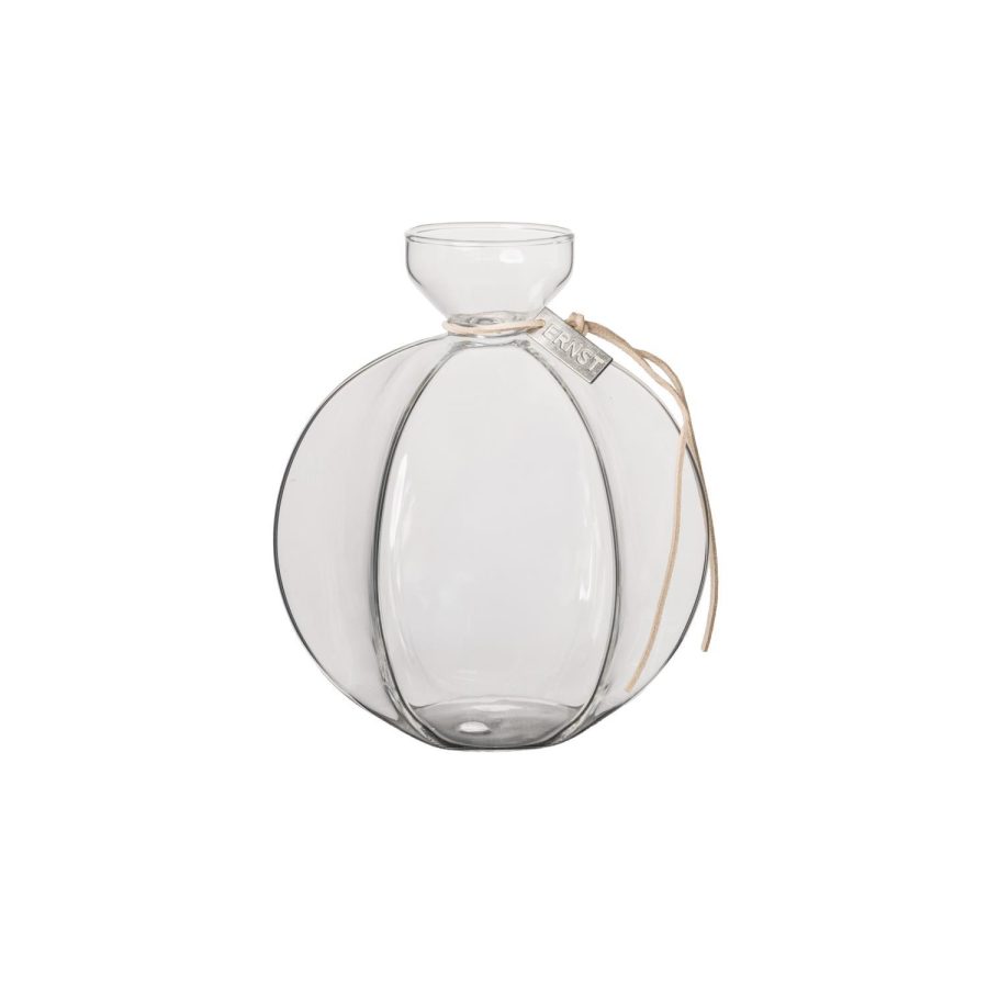 Glassvase, H 15 cm