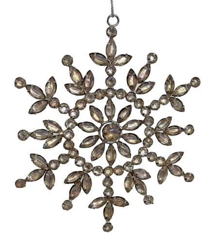 Ornament, Snøfnugg, 15cm