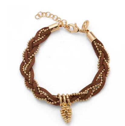 Linnea Brace Braided Brown