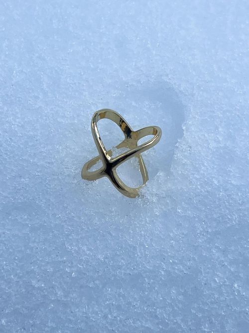 Skjerf Ring, Cross, Gull