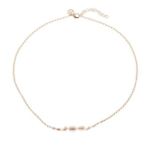 Mirabella Neck 42, Gold White